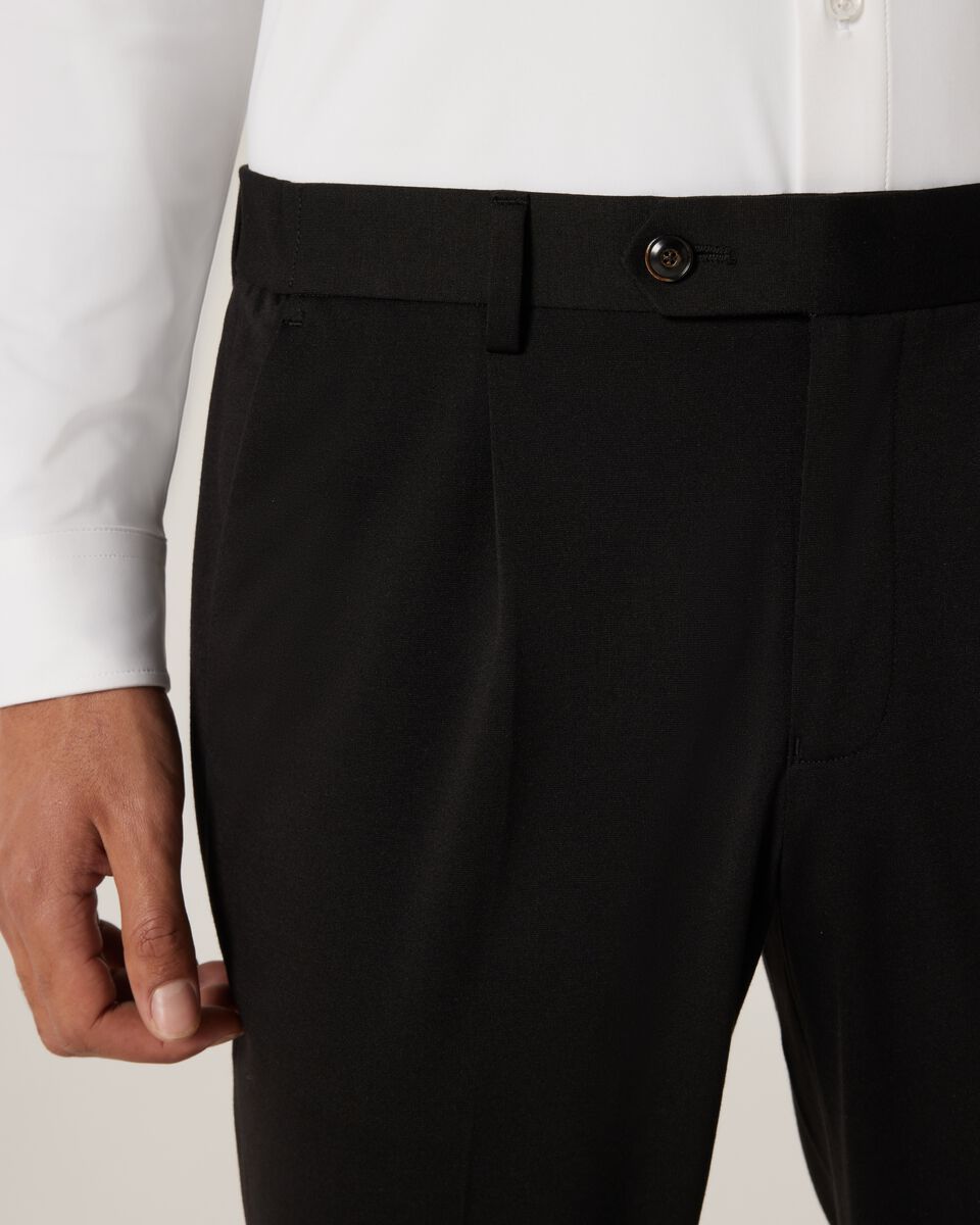 Travel Jersey Tailored Pant, Black, hi-res